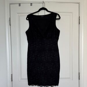 Daisy Fuentes Elegant Black Sleeveless Mini Dress